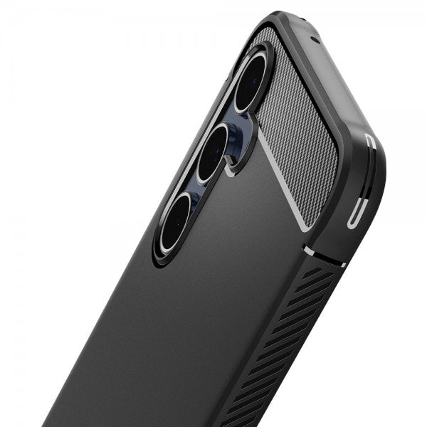 Spigen Samsung Galaxy A55 -suojakuori Rugged Armor Matte Black