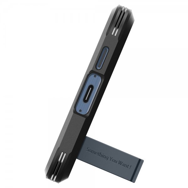 Spigen Samsung Galaxy A55 -suojakuori, Tough Armor, Metal Slate
