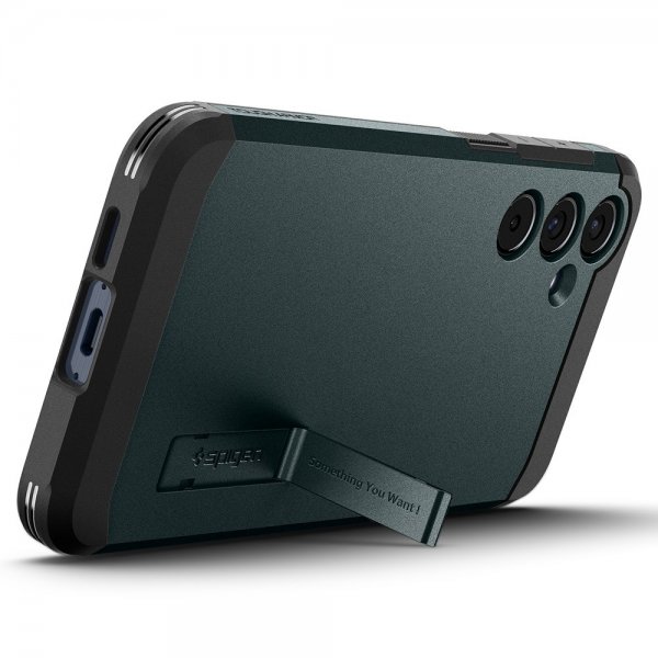 Spigen Samsung Galaxy A55 Suojakuori Tough Armor Phantom Green