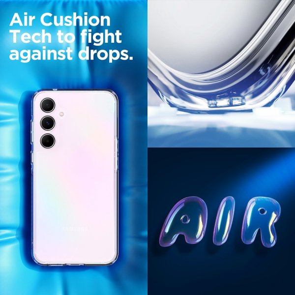 Spigen Samsung Galaxy A55 -suojakuori Ultra Hybrid Crystal Clear