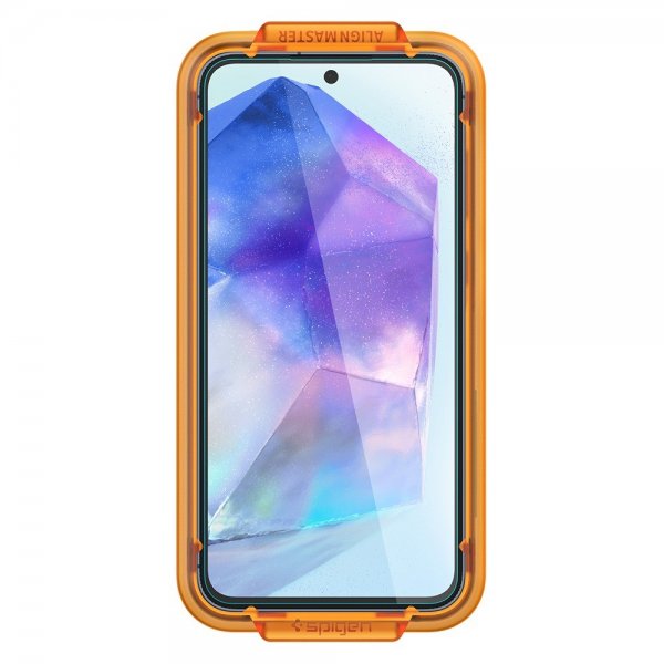 Spigen Samsung Galaxy A55 -näytönsuoja GLAS.tR ALIGNmaster 2-pakkaus