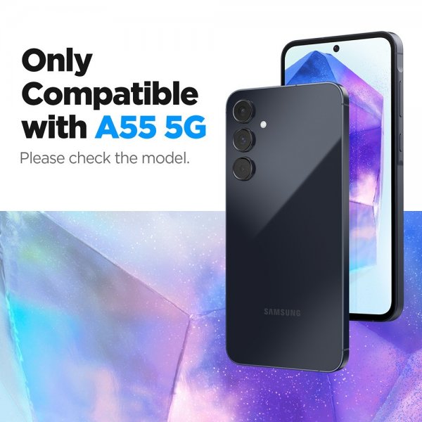 Spigen Samsung Galaxy A55 -näytönsuoja GLAS.tR ALIGNmaster 2-pakkaus
