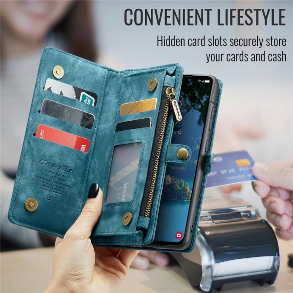 CaseMe Samsung Galaxy A56 suojakotelo 008 Series Irrotettava kuori, sininen