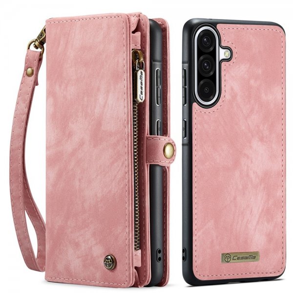 CaseMe Samsung Galaxy A56 -kotelo 008 Series, irrotettava kuori, vaaleanpunainen