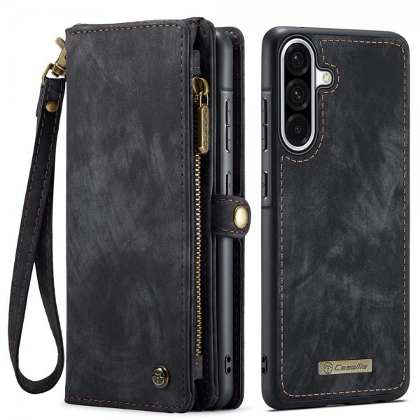 CaseMe Samsung Galaxy A56 Kotelo 008 Series Irrotettava Kuori Musta