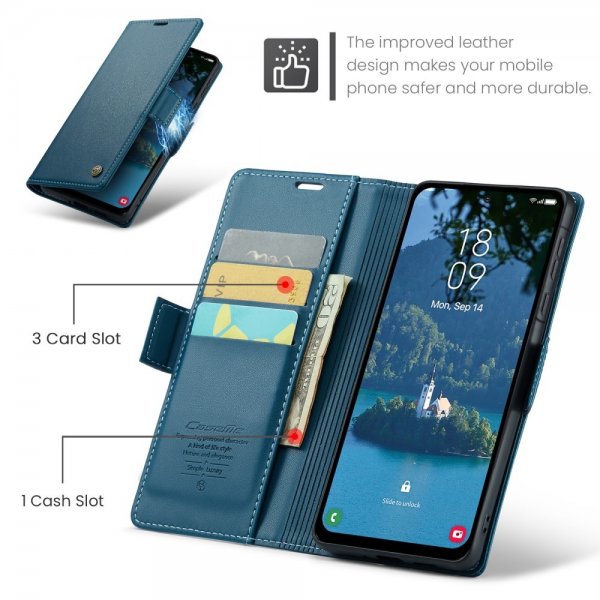 CaseMe Samsung Galaxy A56 Kotelo 023 Series Sininen