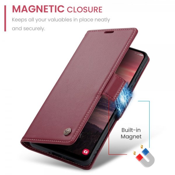 CaseMe Samsung Galaxy A56 -suojakotelo, 023 Series, punainen