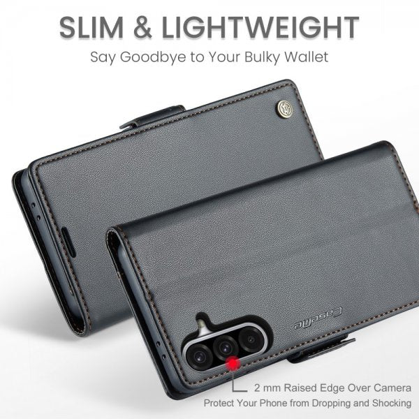 CaseMe Samsung Galaxy A56 -suojakotelo 023 Series Musta