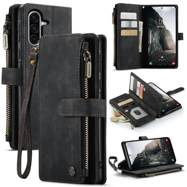 CaseMe Samsung Galaxy A56 Kotelo C30 Series Musta