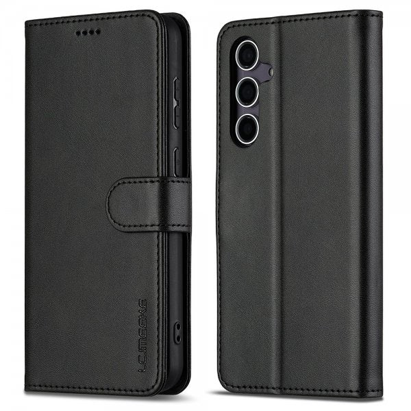 Lc.Imeeke Samsung Galaxy A56 -suojakotelo korttipaikalla ja jalustatoiminnolla, musta