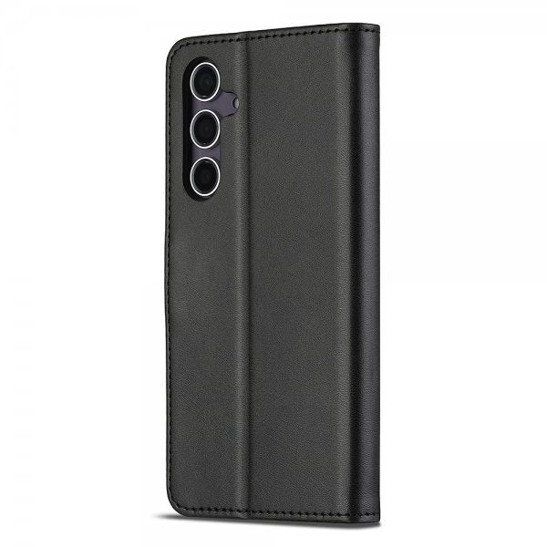 Lc.Imeeke Samsung Galaxy A56 -suojakotelo korttipaikalla ja jalustatoiminnolla, musta
