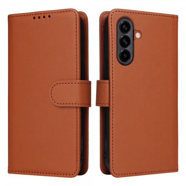 Betopnice Samsung Galaxy A56 -suojakotelo irrotettavalla kuorella 005 Ruskea