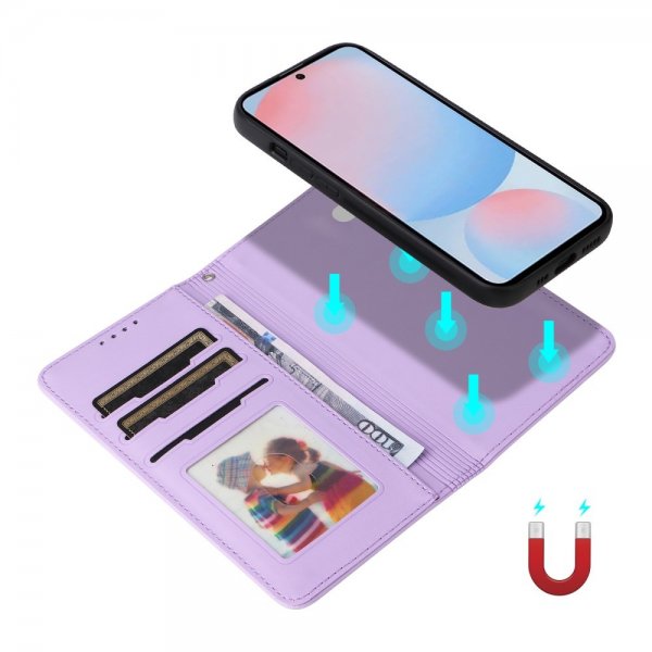 Betopnice Samsung Galaxy A56 -kotelo irrotettavalla kuorella 005 Violetti