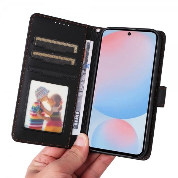 Betopnice Samsung Galaxy A56 Kotelo Irrotettavalla Kuorella 005 Musta