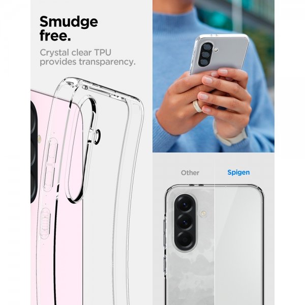 Spigen Samsung Galaxy A56 Kuori Liquid Crystal Läpinäkyvä