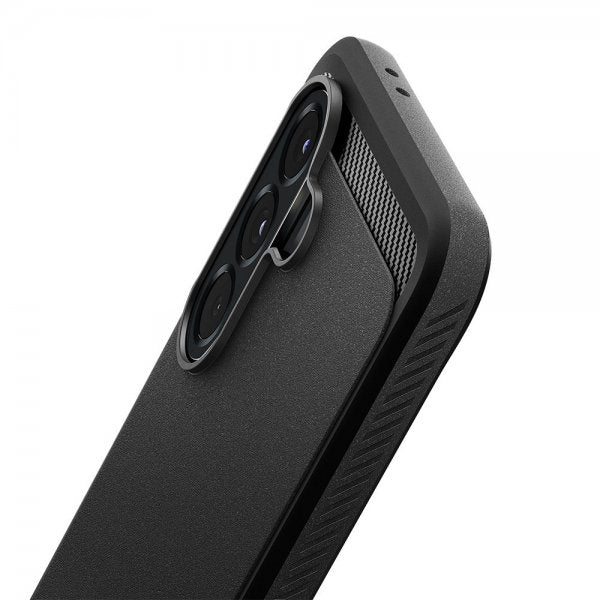 Spigen Samsung Galaxy A56 -suojakuori, Rugged Armor, mattamusta