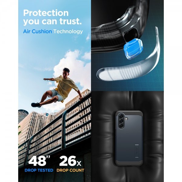 Spigen Samsung Galaxy A56 Kuori Tough Armor Metal Slate