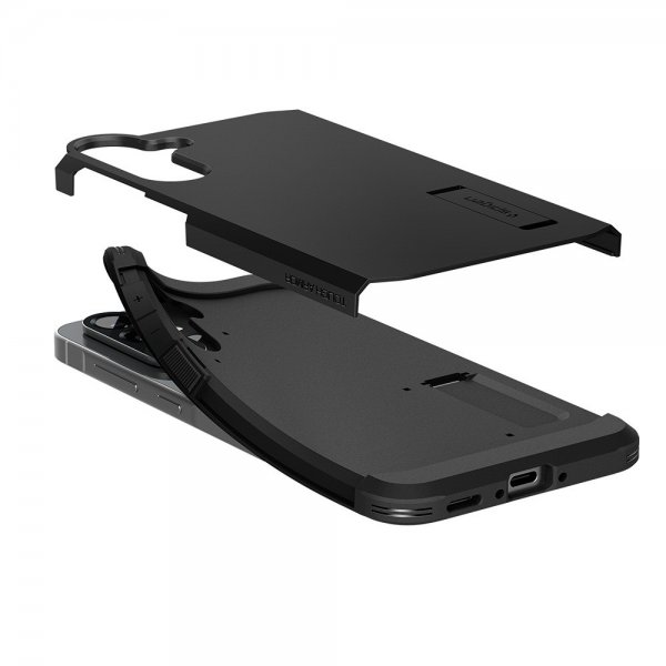 Spigen Samsung Galaxy A56 Kuori Tough Armor Musta