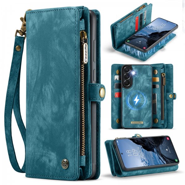CaseMe Samsung Galaxy A57 -kotelo 008 Series, irrotettava kuori, sininen