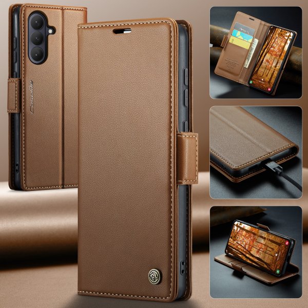 CaseMe Samsung Galaxy A57 Suojakotelo 023-sarja Ruskea