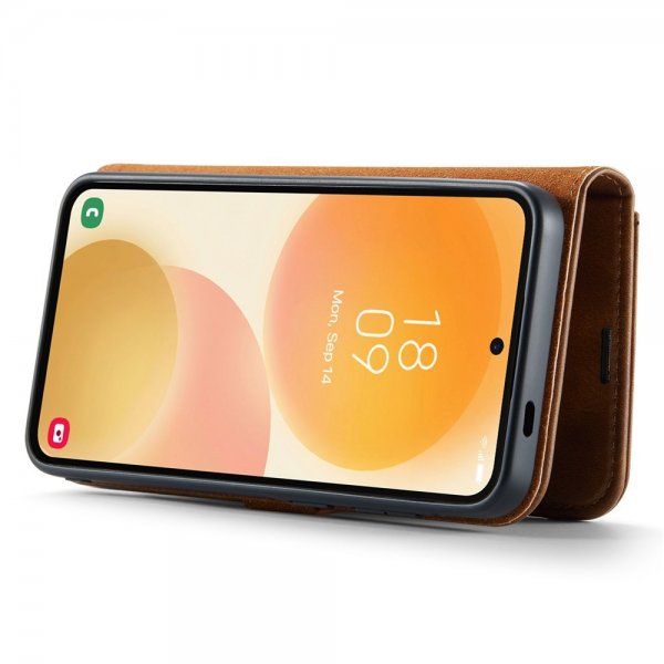 Dg.Ming Samsung Galaxy A57 -kotelo irrotettavalla kuorella, ruskea