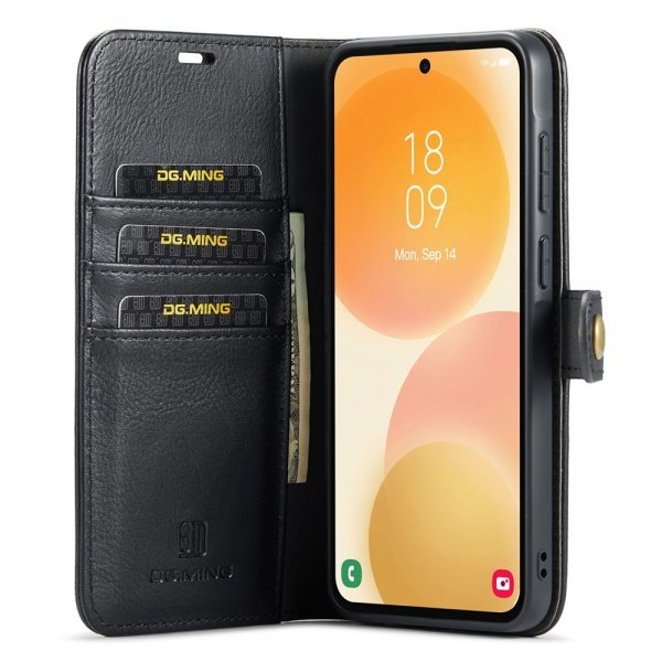 Dg.Ming Samsung Galaxy A57 -kotelo irrotettavalla kuorella, musta
