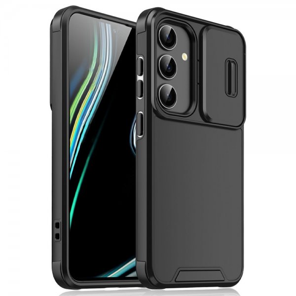 Samsung Galaxy A57 Kuori Camera Slide Musta