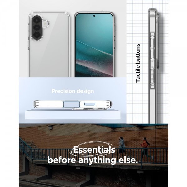 Spigen Samsung Galaxy A57 Liquid Crystal -suojakuori läpinäkyvä