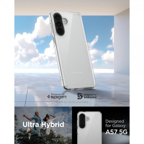 Spigen Samsung Galaxy A57 Kuori Ultra Hybrid Crystal Clear
