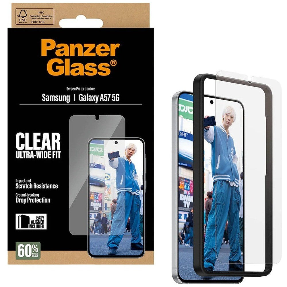 PanzerGlass Samsung Galaxy A57 -näytönsuoja Ultra-Wide Fit EasyAligner