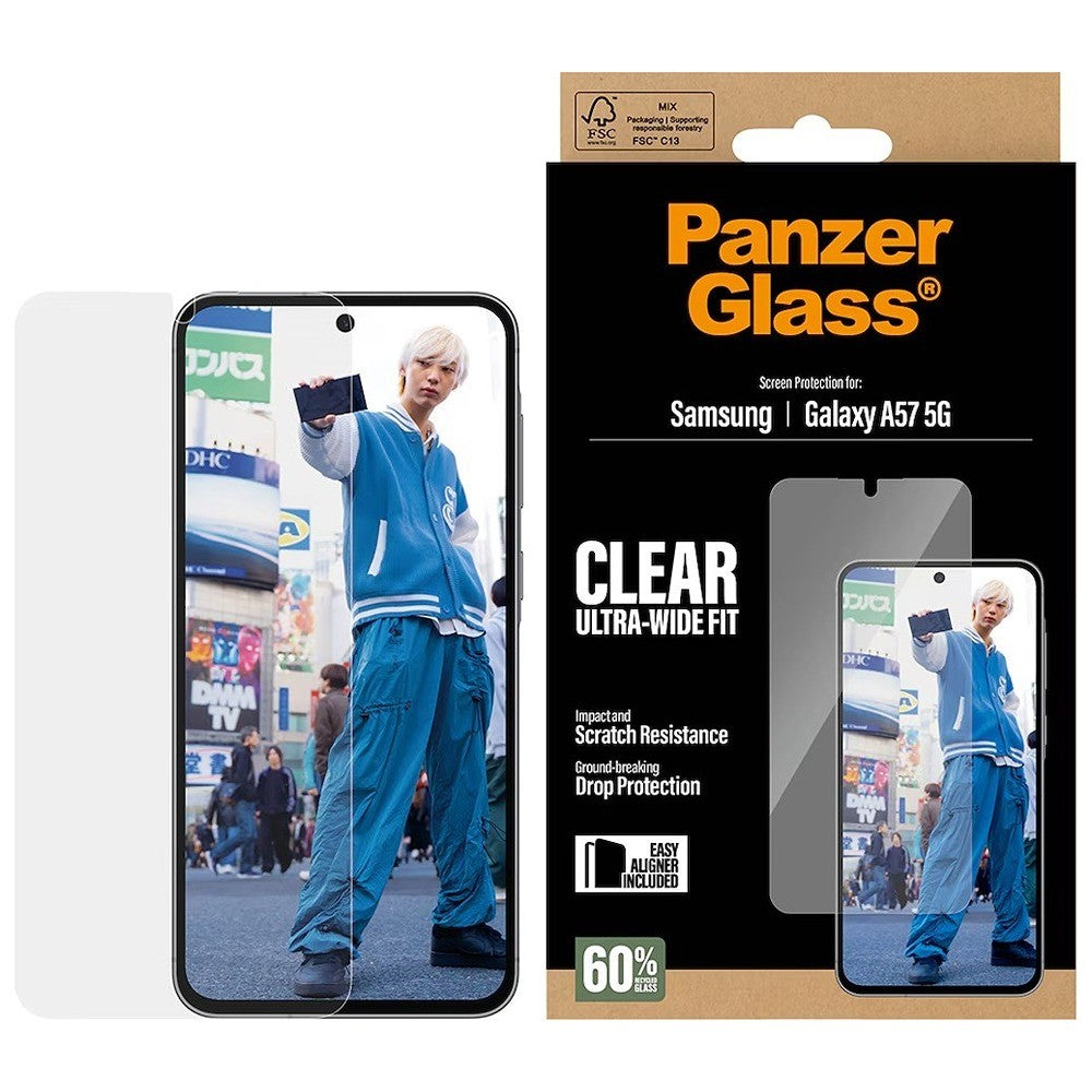 PanzerGlass Samsung Galaxy A57 -näytönsuoja Ultra-Wide Fit EasyAligner