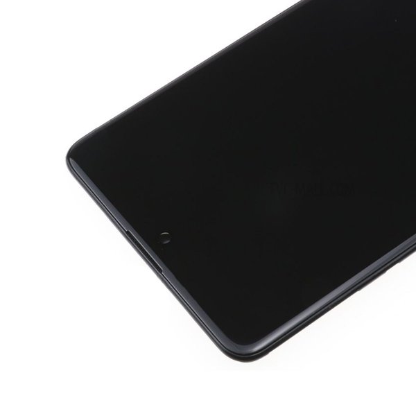 Samsung Galaxy A71 näyttö LCD-paneelilla + runko - Musta