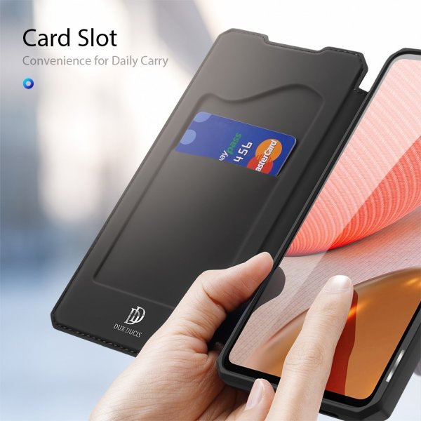 Dux Ducis Samsung Galaxy A72 -kotelo, Skin X Series, musta