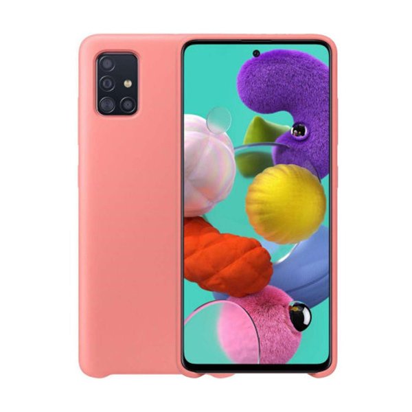 Samsung Galaxy A72 Silikonikuori Vaaleanpunainen