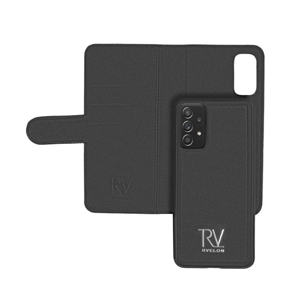 Rvelon Samsung Galaxy A72 -kotelo, magneettinen, irrotettava takakuori, musta