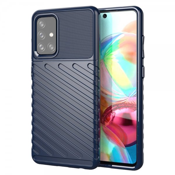 Samsung Galaxy A72 -suojakuori Thunder Series, sininen