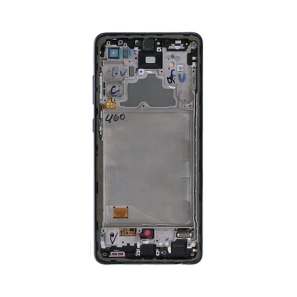 Samsung Galaxy A72 näyttö LCD-näytöllä alkuperäinen - musta