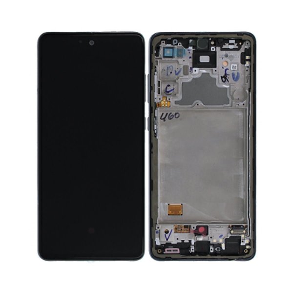 Samsung Galaxy A72 näyttö LCD-näytöllä alkuperäinen - musta