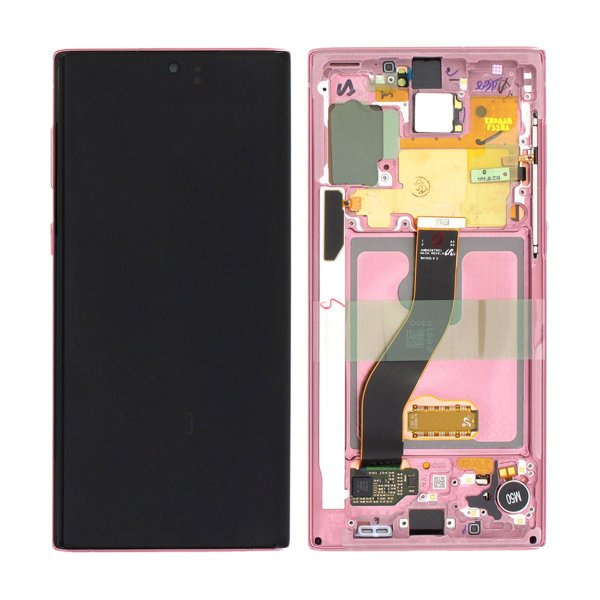 Samsung Galaxy Note 10 (SM-N970F) Näyttö ja LCD-näyttö Alkuperäinen - Pinkki