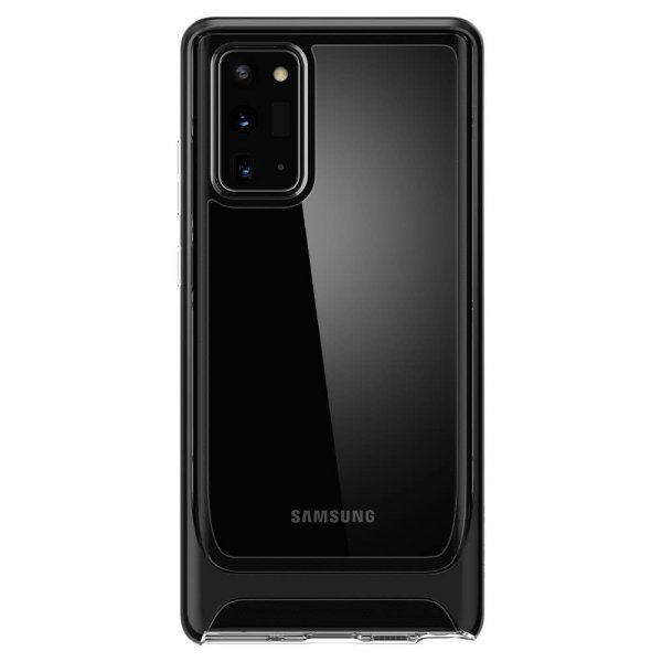 Spigen Samsung Galaxy Note 20 Neo Hybrid Crystal -suojakuori, musta