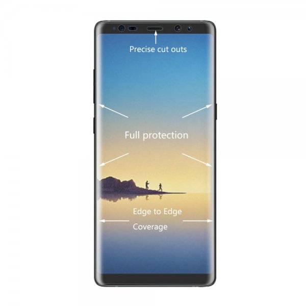 Enkay Samsung Galaxy Note 8 Näytönsuoja PET-muovista, Koko näyttö