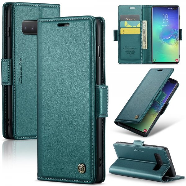 CaseMe Samsung Galaxy S10 Plus Suojakuori 023 Series Vihreä