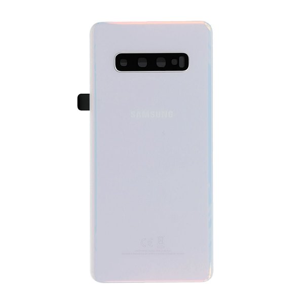 Samsung Galaxy S10 Plus (SM-G975F) Alkuperäinen Takakansi - Valkoinen