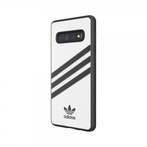 Adidas Samsung Galaxy S10 kuori OR Moulded Case PU SS19 valkoinen musta