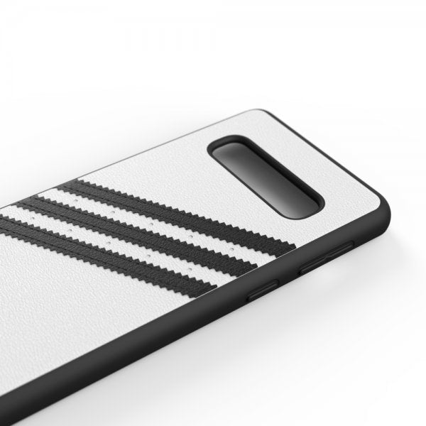 Adidas Samsung Galaxy S10 kuori OR Moulded Case PU SS19 valkoinen musta