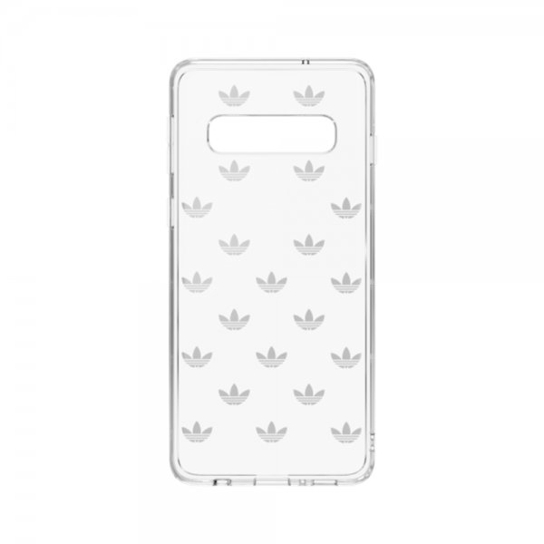 Adidas Samsung Galaxy S10 -suojakuori tai Snap Case Entry SS19 läpinäkyvä hopea