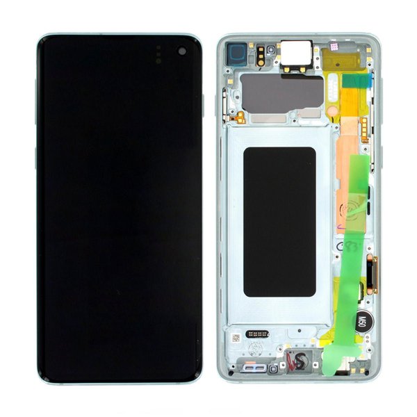 Samsung Galaxy S10 (SM-G973F) Näyttö LCD-paneelilla Alkuperäinen - Vihreä