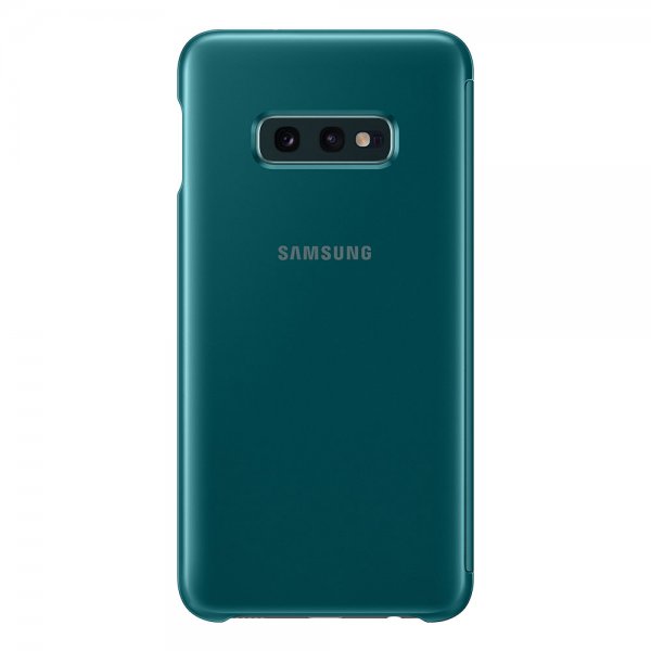 Samsung Original Galaxy S10E -suojakotelo Clear View Cover vihreä