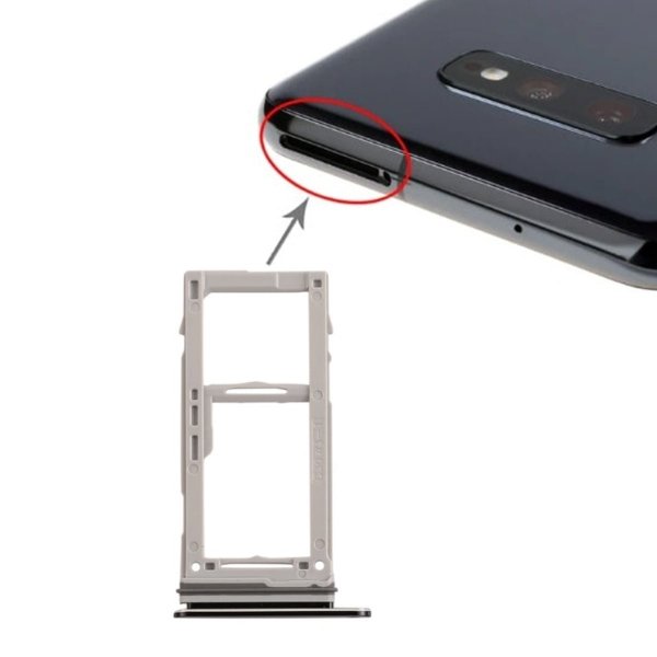 Samsung Galaxy S10e SIM-korttipidike - Musta
