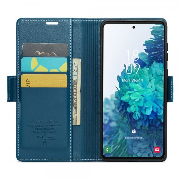 CaseMe Samsung Galaxy S20 FE Fodral 023 Series Sininen
